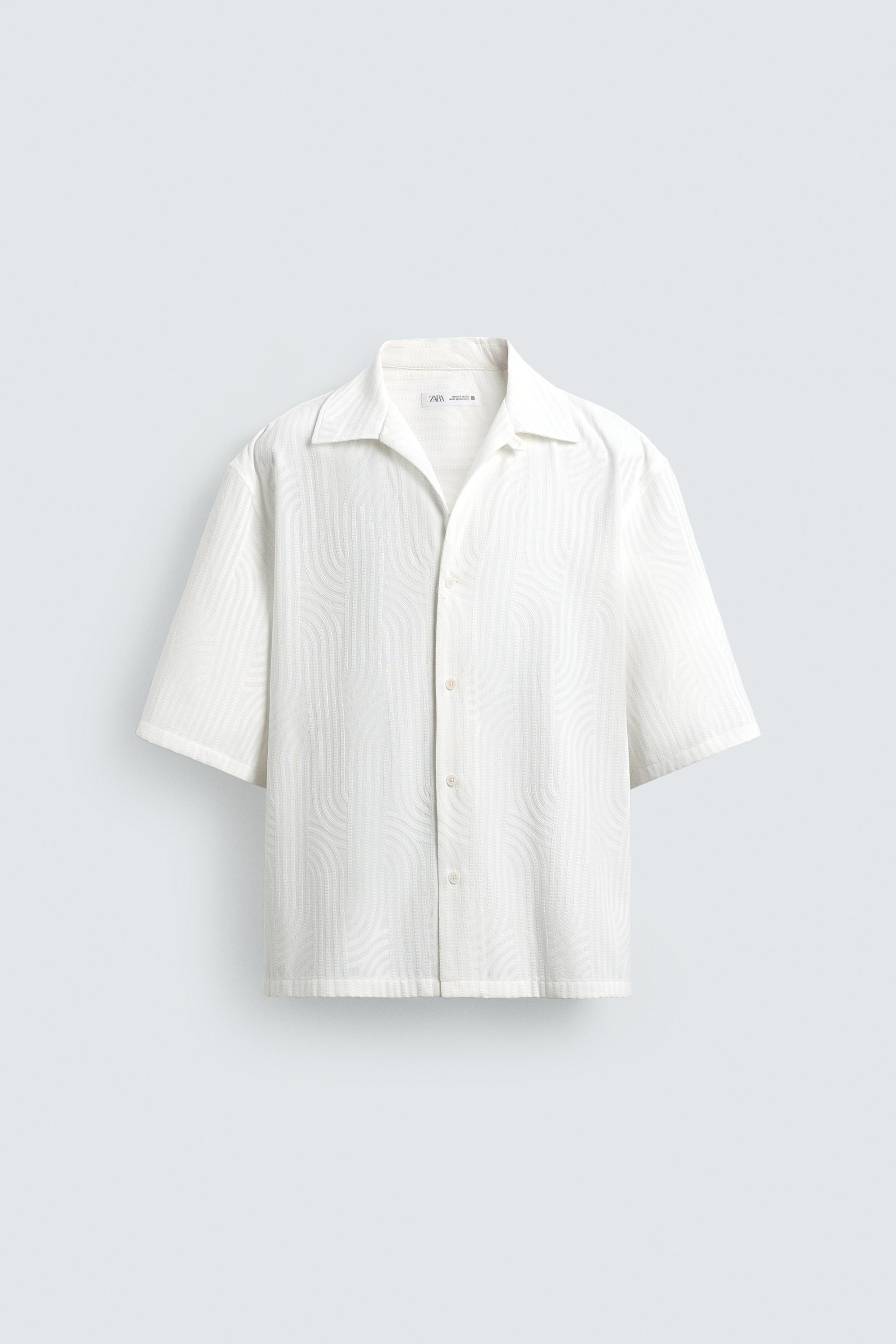 CHEMISE JACQUARD BRODÉE